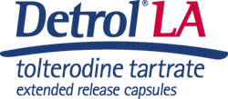 DETROL LA (tolterodine tartrate) extended release capsules logo
