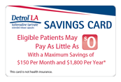 Detrol LA Savings Card